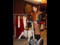 The General on his Segway.