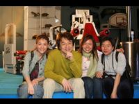 Jackie with Yangyang and Beijing office staff Cindy and Yuen Long.                           