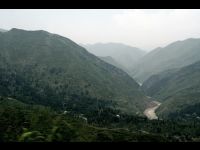 Guizhou as seen out the window of the van.