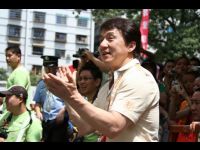 Jackie applauds the performances of The Myth and Drunken Master.
