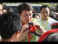 Tasting a traditional drink.