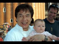 Jackie met this little baby and her father in Piazza San Marco (St. Mark's Square).