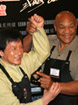 Interviews with George Foreman and Jackie Chan