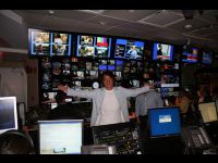 They let me visit the control room at ABC. I love this kind of room - full of modern equipment.