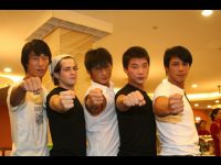 He Jun, Michael, Mong Cha Cha, Guan Hua, and Alan.