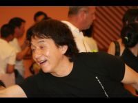 Jackie Chan, our cheerful host.