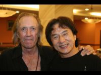 Look who surprised Jackie by stopping by the party - David Carradine!