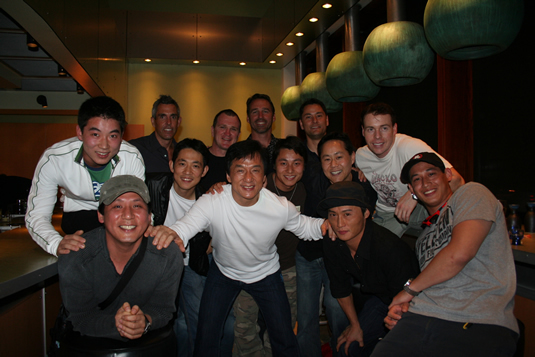 With the JC Stunt Team.