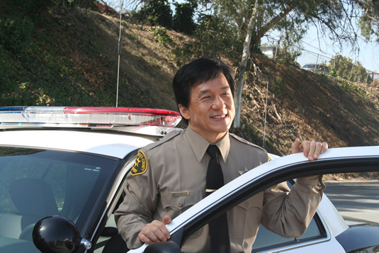 Filming a PSA for the LA Sheriff Department.