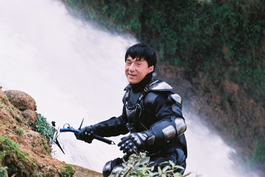 JC at the waterfall.