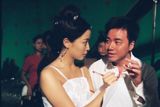 Kim Hee Seon with director Stanley Tong.