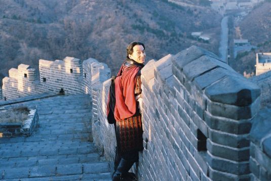 Jackie at the Great Wall of China