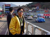 Jackie Chan Celebrity Challenge Car Race in Macau, 1999.