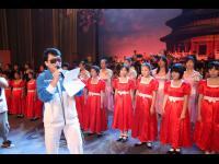 Jackie attends rehearsal for a charity event at the Great Hall of the People (August 3, 2008)