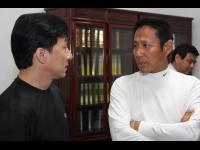 With Chinese actor Chen Dao Ming (July 26, 2008)