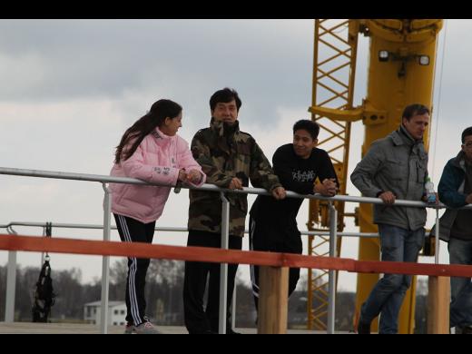 Filming in Latvia